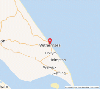 Map of Withernsea, EnglandEngland