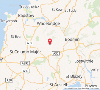 Map of Withiel, EnglandEngland