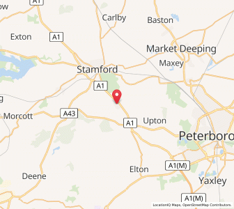 Map of Wittering, EnglandEngland