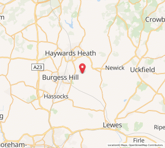 Map of Wivelsfield Green, EnglandEngland