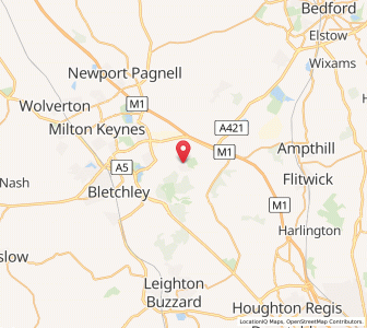 Map of Woburn Sands, EnglandEngland