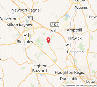 Map of Woburn, EnglandEngland