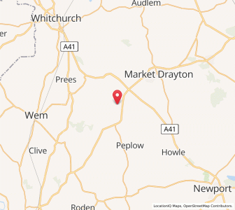 Map of Wolerton, EnglandEngland