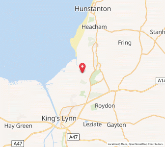 Map of Wolferton, EnglandEngland