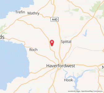 Map of Wolfsdale, WalesWales