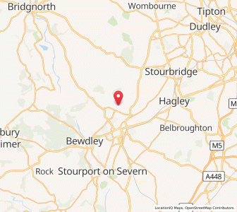 Map of Wolverley, EnglandEngland