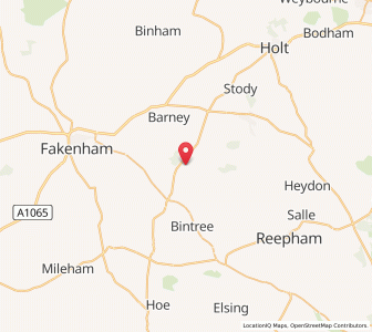 Map of Wood Norton, EnglandEngland