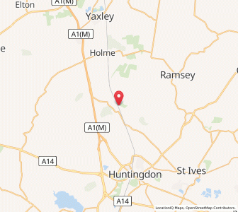 Map of Wood Walton, EnglandEngland