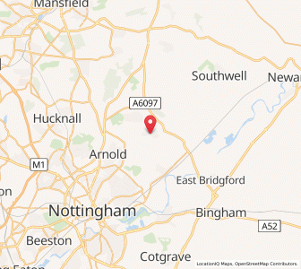 Map of Woodborough, EnglandEngland