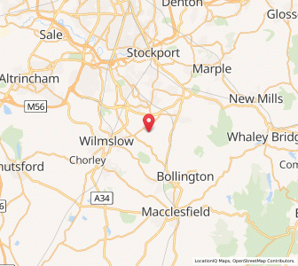 Map of Woodford, EnglandEngland