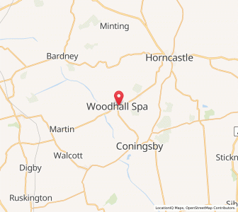 Map of Woodhall Spa, EnglandEngland