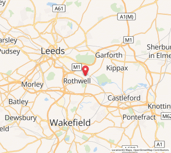 Map of Woodlesford, EnglandEngland