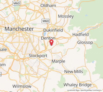 Map of Woodley, EnglandEngland