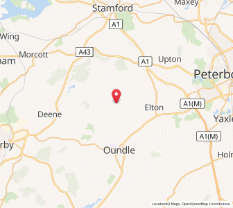 Map of Woodnewton, EnglandEngland