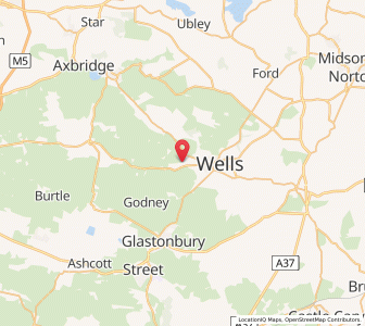 Map of Wookey, EnglandEngland