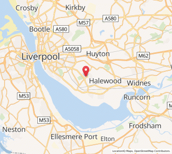 Map of Woolton, EnglandEngland