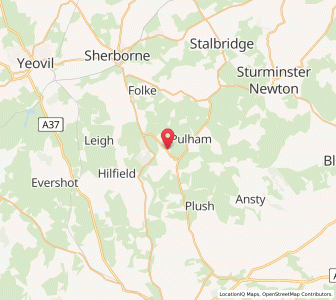 Map of Wootton Glanville, EnglandEngland