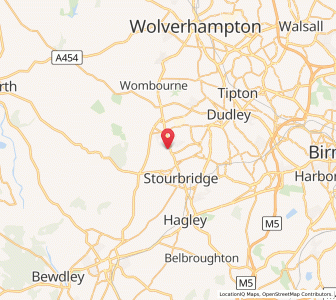 Map of Wordsley, EnglandEngland