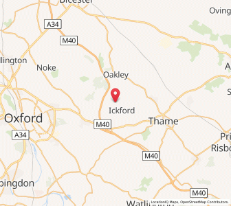 Map of Worminghall, EnglandEngland