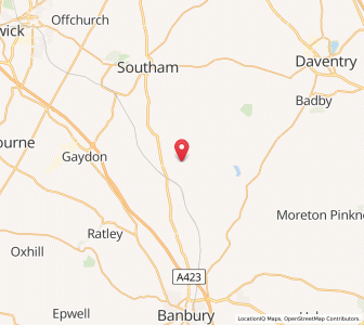 Map of Wormleighton, EnglandEngland