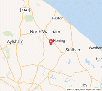 Map of Worstead, EnglandEngland