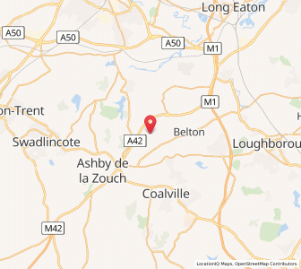 Map of Worthington, EnglandEngland