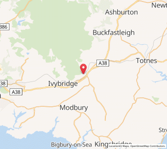 Map of Wrangaton, EnglandEngland