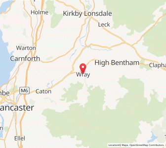 Map of Wray, EnglandEngland