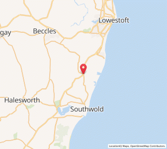 Map of Wrentham, EnglandEngland