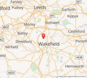 Map of Wrenthorpe, EnglandEngland