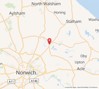 Map of Wroxham, EnglandEngland