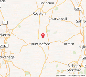 Map of Wyddial, EnglandEngland