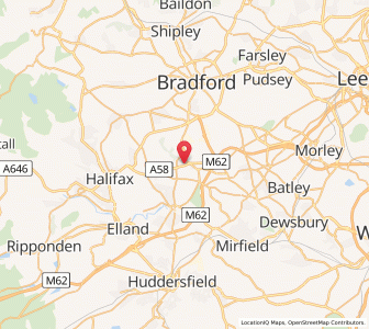 Map of Wyke, EnglandEngland