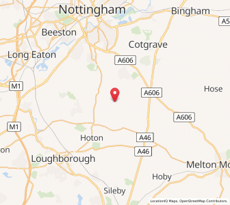 Map of Wysall, EnglandEngland