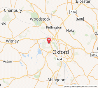 Map of Wytham, EnglandEngland