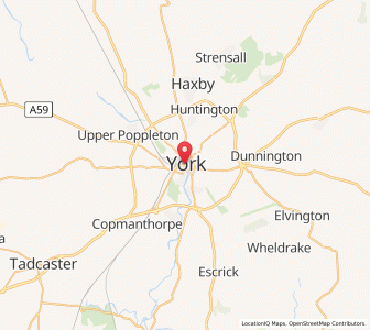 Map of York, EnglandEngland