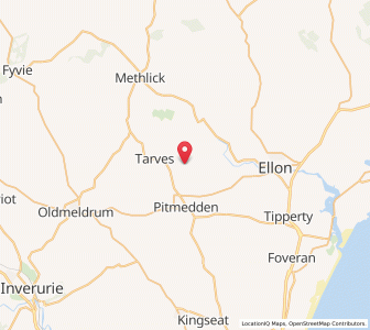 Map of Ythsie, ScotlandScotland