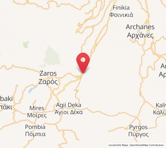 Map of Agía Varvára, Crete