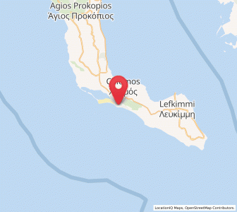 Map of Agios Geórgios Argyrádon, Ionian Islands