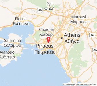 Map of Agios Ioannis Rentis, Attica