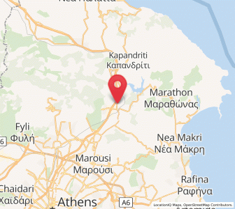Map of Ágios Stéfanos, Attica