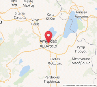 Map of Amýntaio, West Macedonia