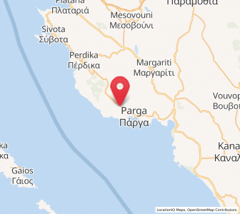 Map of Anthoúsa, Epirus
