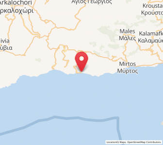 Map of Arvi, Crete