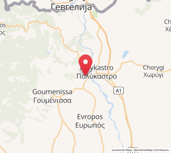 Map of Axioúpoli, Central Macedonia