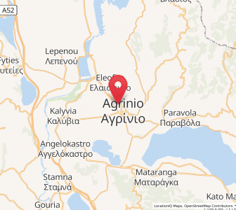 Map of Áyios Konstandínos, West Greece