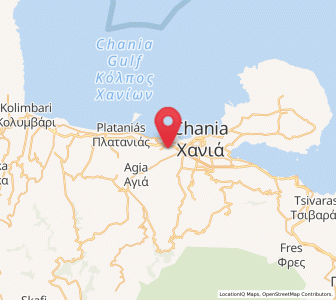 Map of Darátsos, Crete