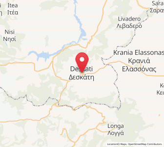 Map of Deskáti, West Macedonia