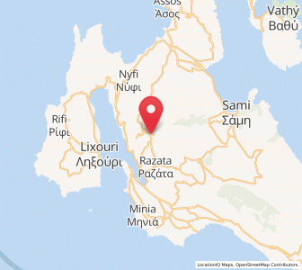 Map of Dilináta, Ionian Islands