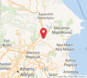 Map of Drosiá, Attica